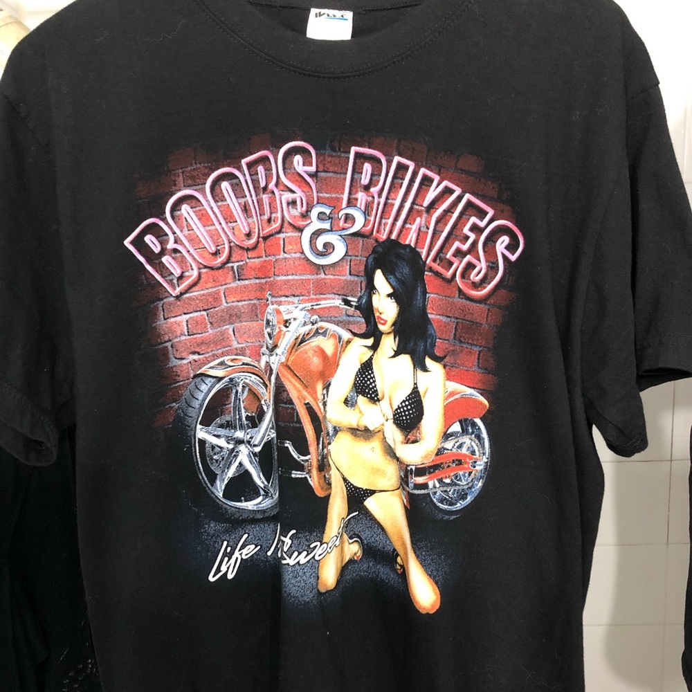 Vintage rare biker t shirt size large